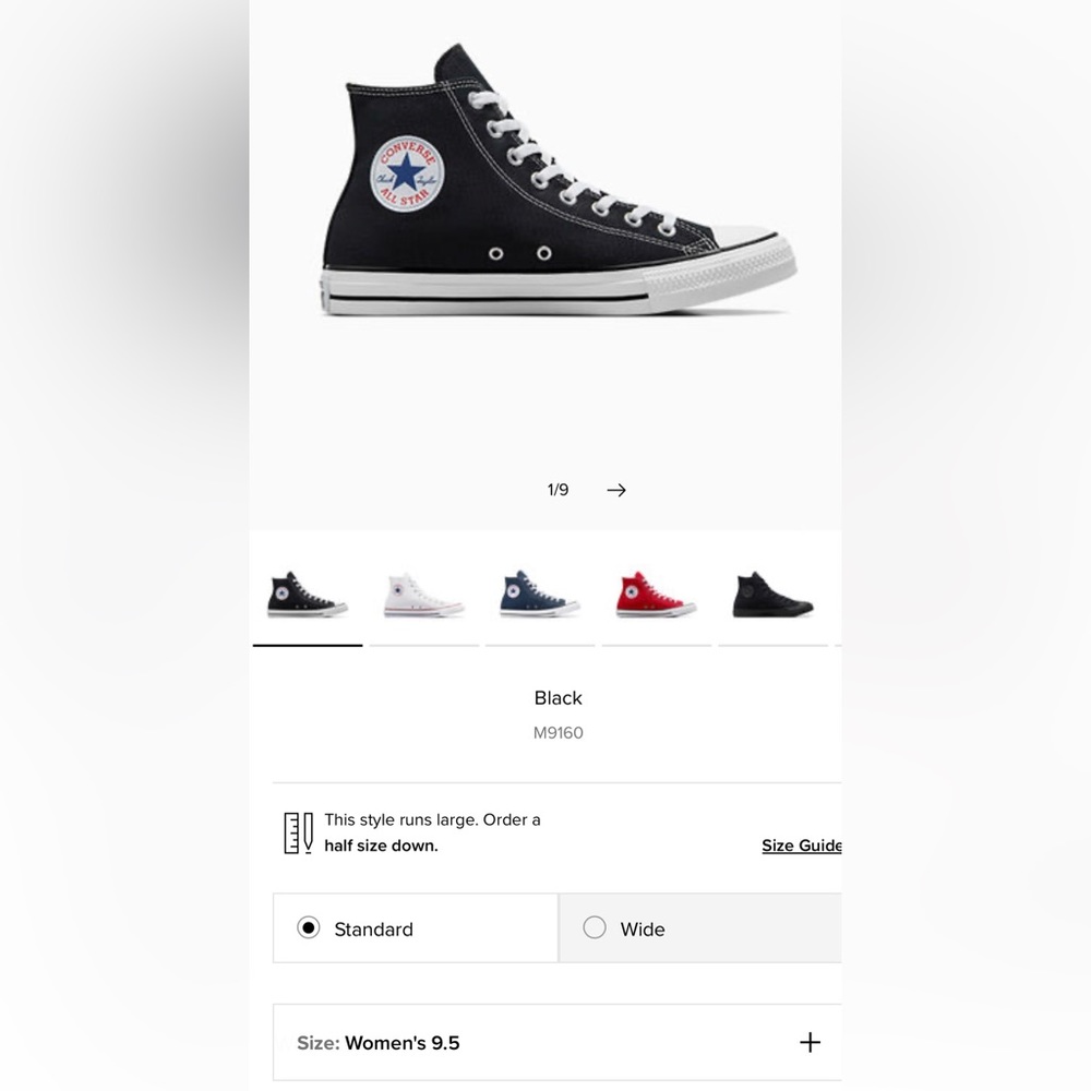 Chuck Taylor All Star- unisex high top shoe